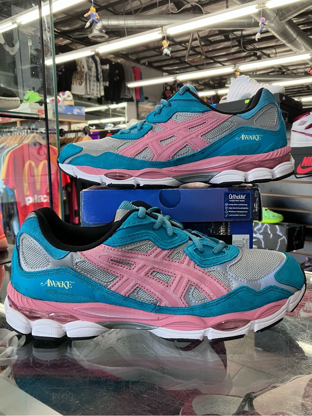 ASICS Gel-NYC Awake NY Teal Size 10.5